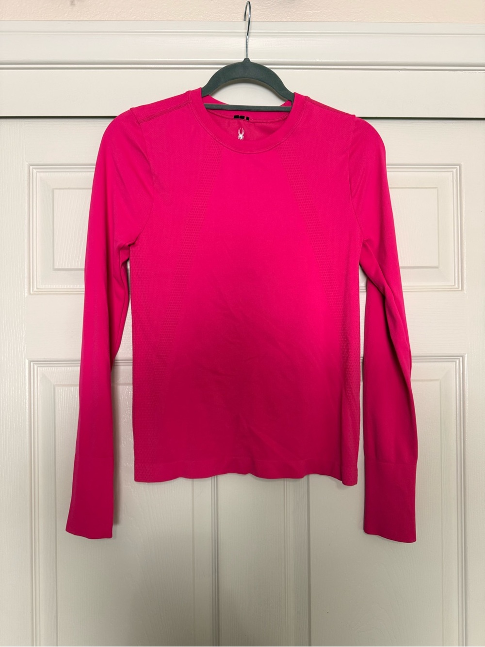 Women's Long Sleeve Crewneck Performance Tee - Hot Pink